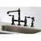 Kingston Brass KS7270ALBS Kitchen Faucet W/ Side Sprayer, Matte Black KS7270ALBS - alternate 7